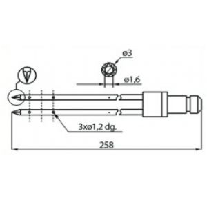 Dorit  L258 3mm Injector Needles